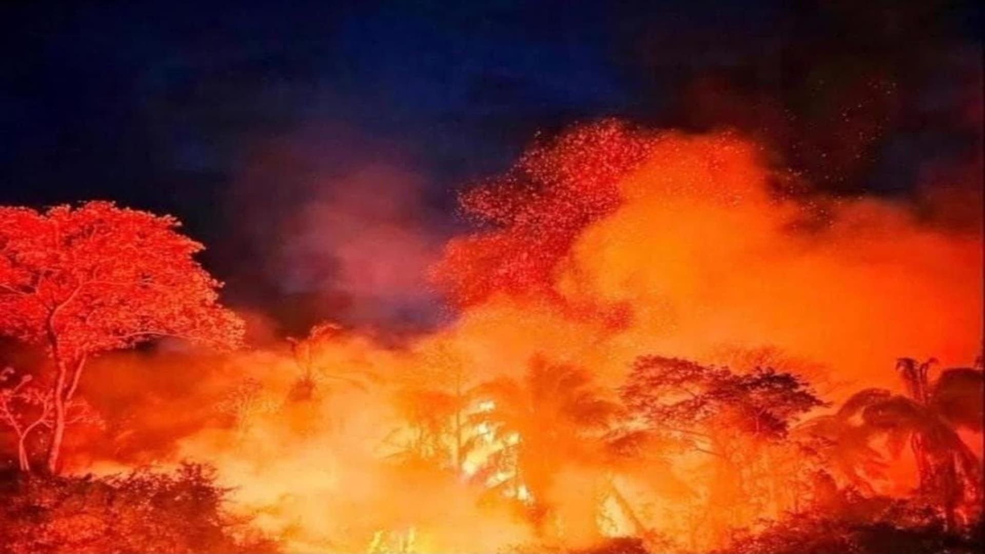 Incendio en Gualanday, Tolima
