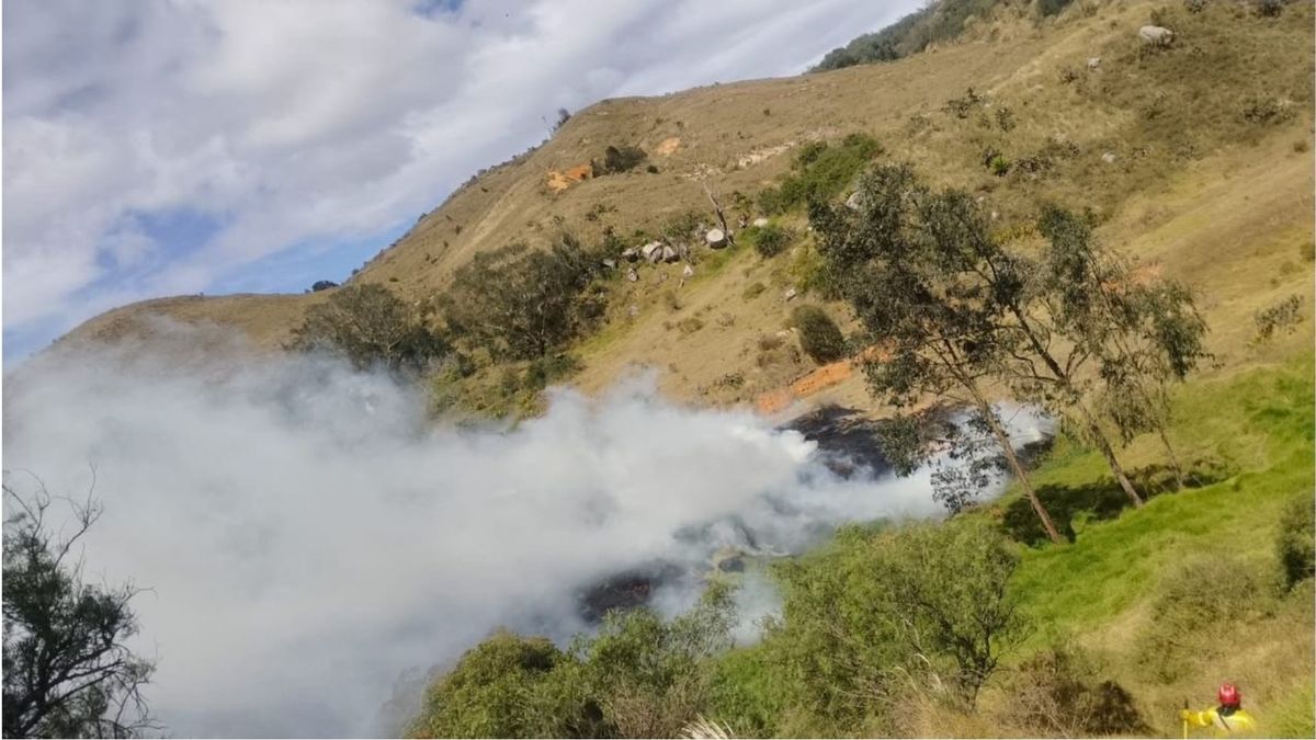 incendio forestal entre Bojacá y Mosquera (Cundinamarca) ya has sido controlado en un 80%
