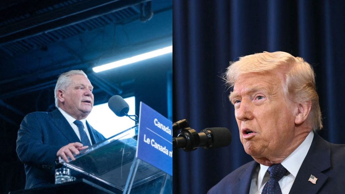 Primer ministro de Ontario, Doug Ford y presidente de Estados Unidos, Donald Trump