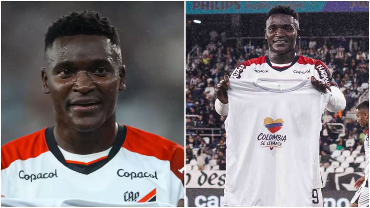 Kevin Viveros, goleador del Brasilerao con Athletico Paranaense