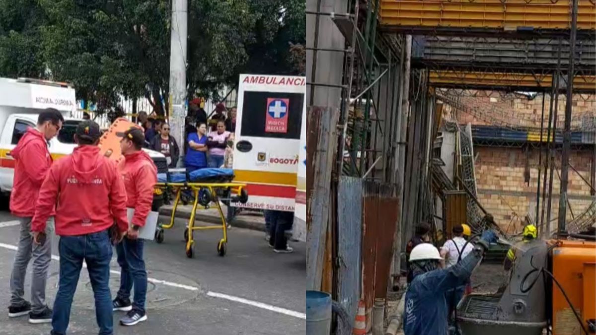Accidente en obra Puente Aranda.