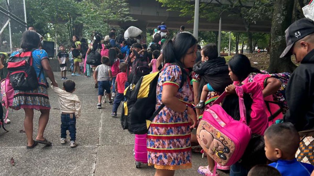 Desplazamiento de 100 personas provenientes de Chocó - comunidad emberá Katio