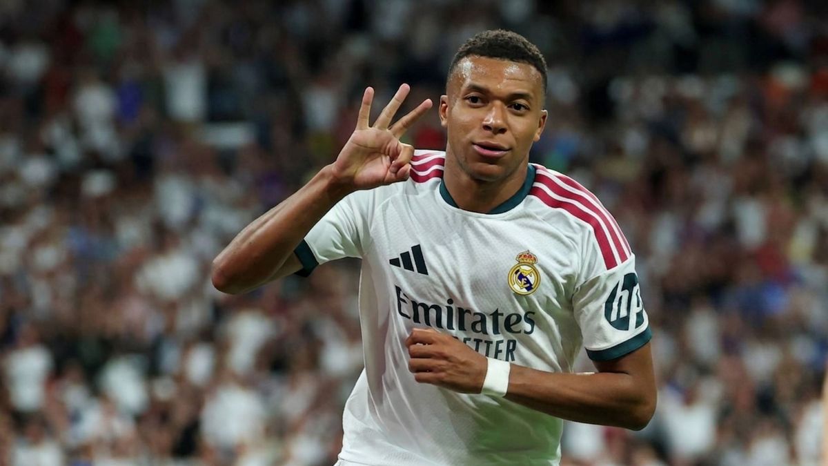 Real Madrid vs Real Sociedad: triplete de Kylian Mbappé