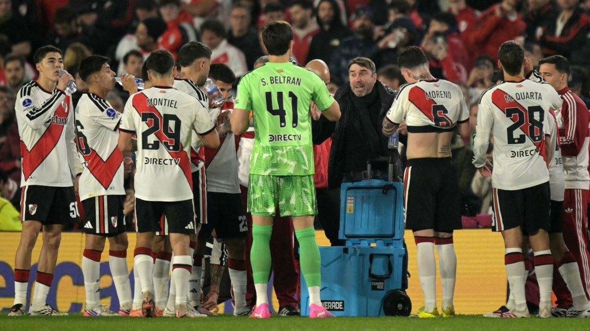 River Plate en su partido contra Santa Fe por Copa Sudamericana