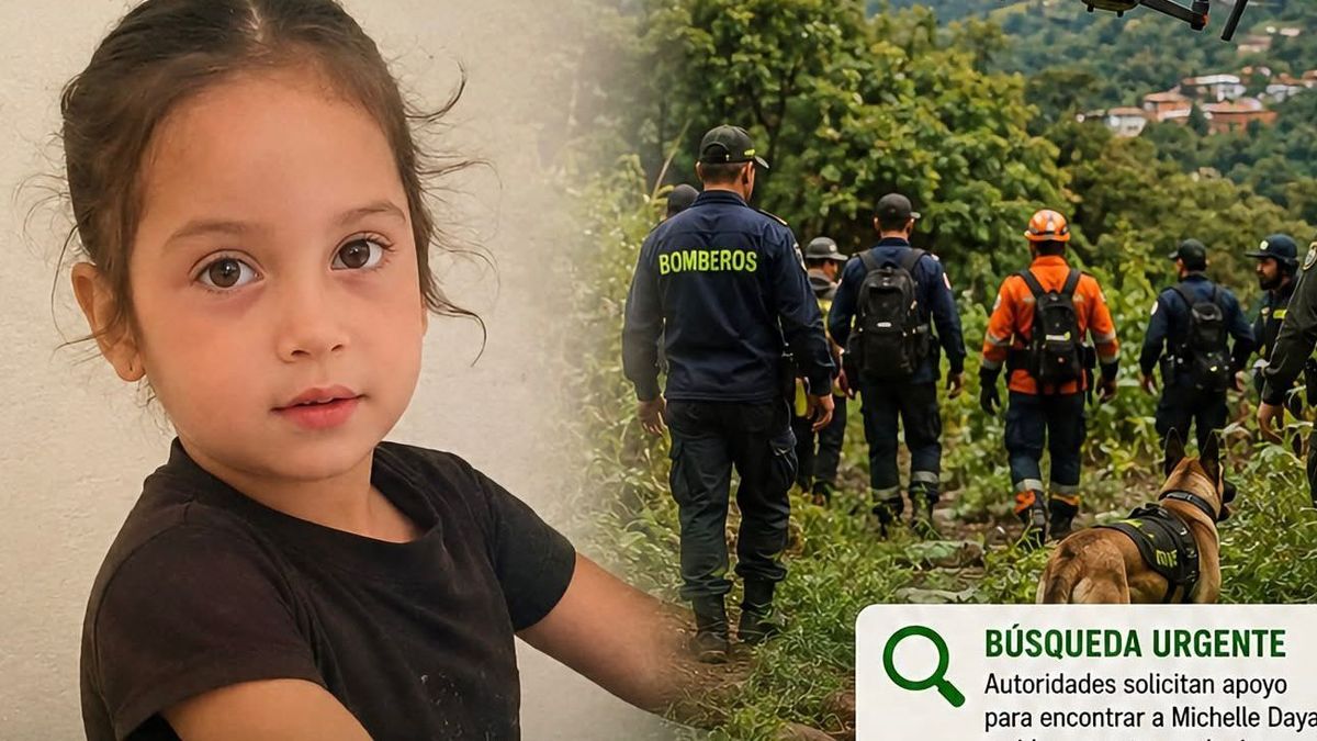 Niña desaparecida en Antioquia
