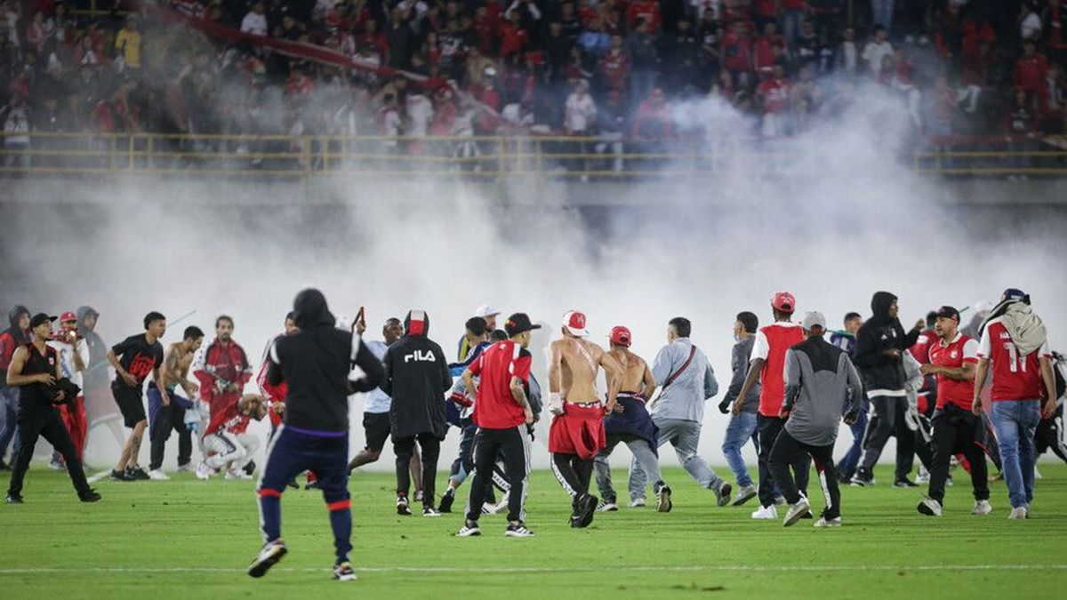 batalla campal en el campin