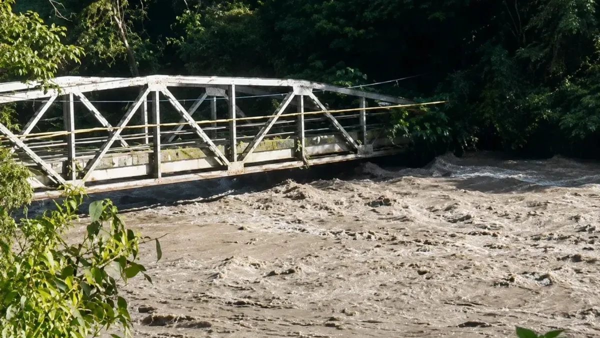 Lluvias en el municipio de Guayabetal