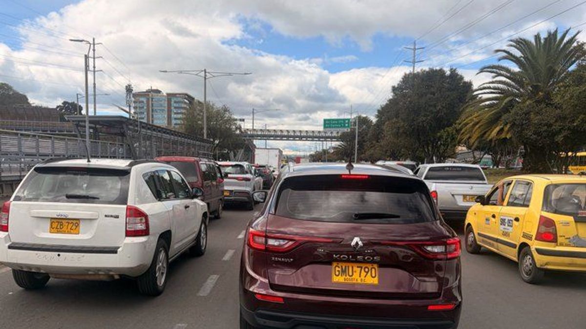 Colapsó de la movilidad en el norte de Bogotá
