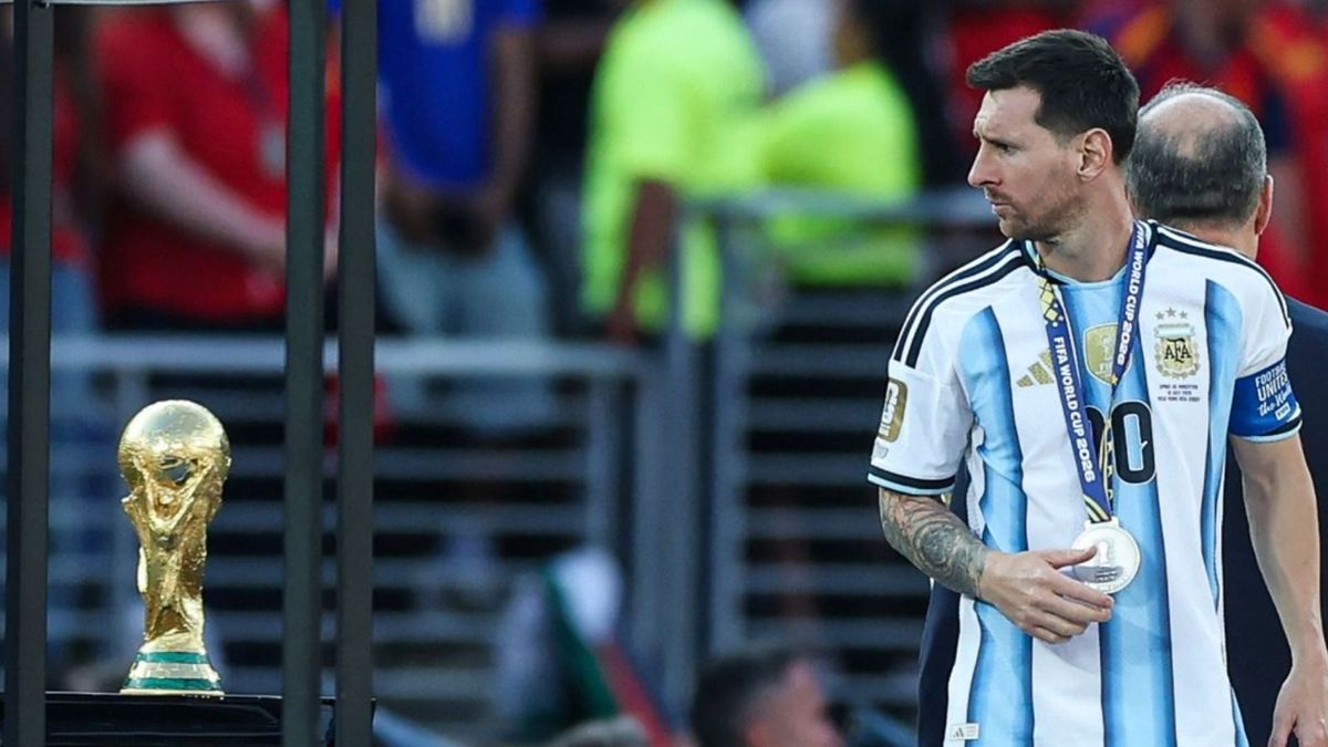 Lionel Messi tras perder la final del Mundial 2026