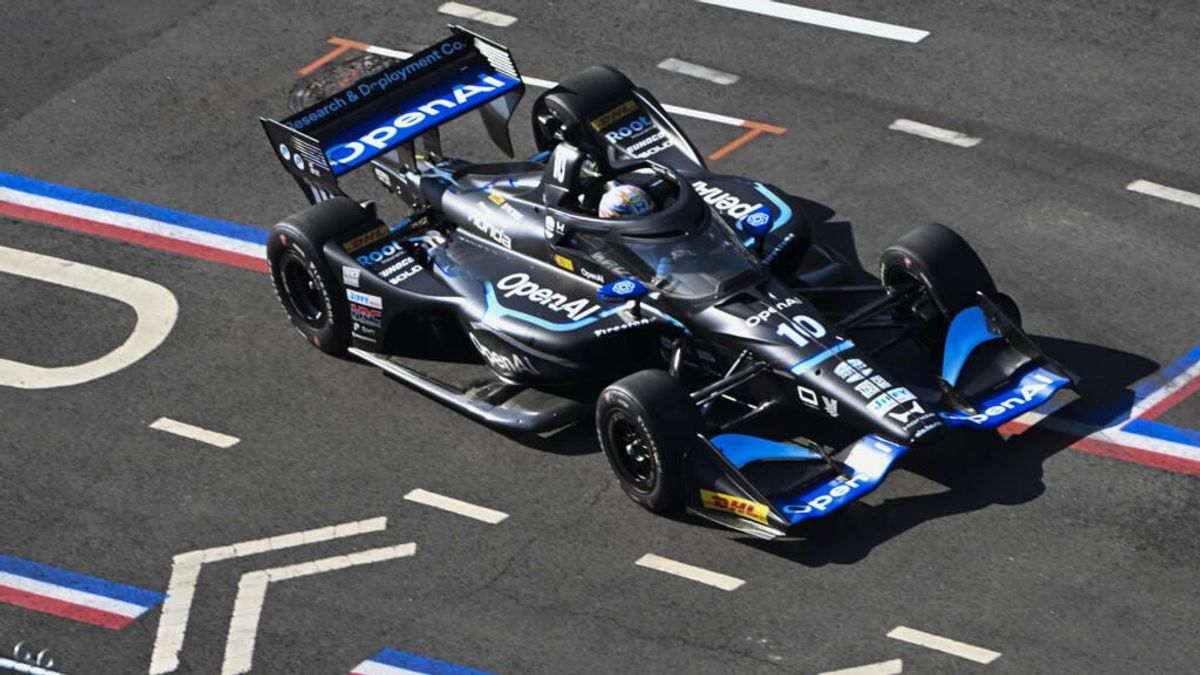 Vehículo del piloto Alex Palou, actual campeón de la IndyCar