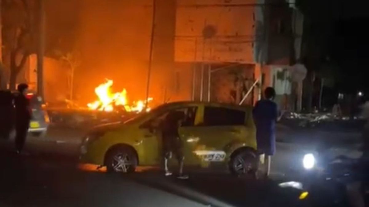 Ataque con explosivos en Los Patios