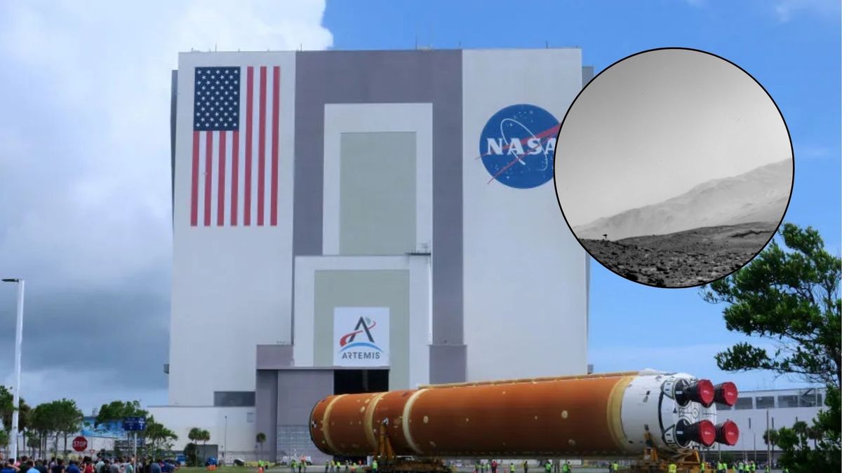 Una extraña figura fue captada por los Rover de la Nasa.