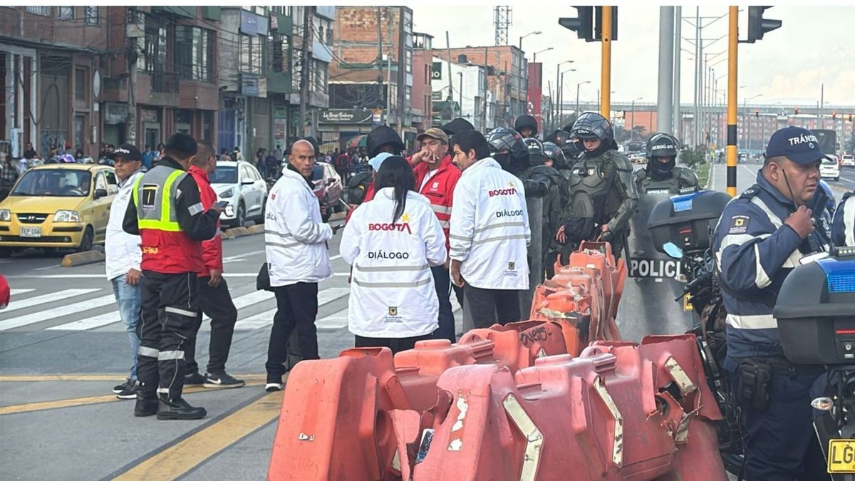 Nuevamente está cerrado Portal Américas y cuatro estaciones de TransMilenio por manifestación