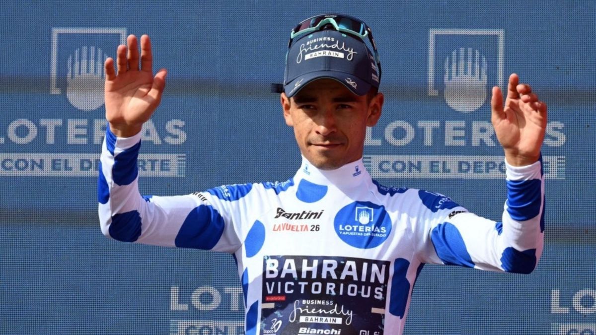 Santiago Buitrago, líder de la clasificación de la montaña en la Vuelta a España tras la etapa 10
