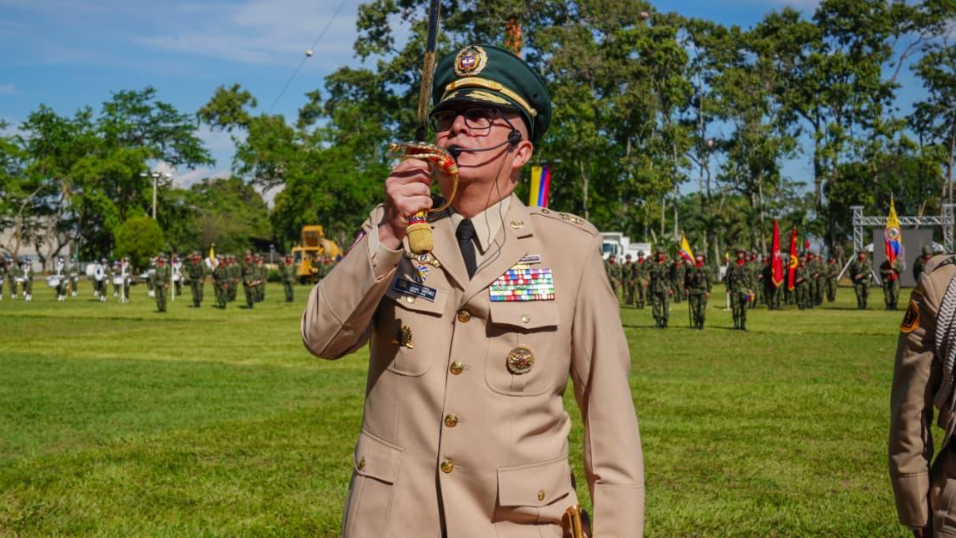 General César Augusto Martínez Páez, comandante de la Segunda División del Ejército.
