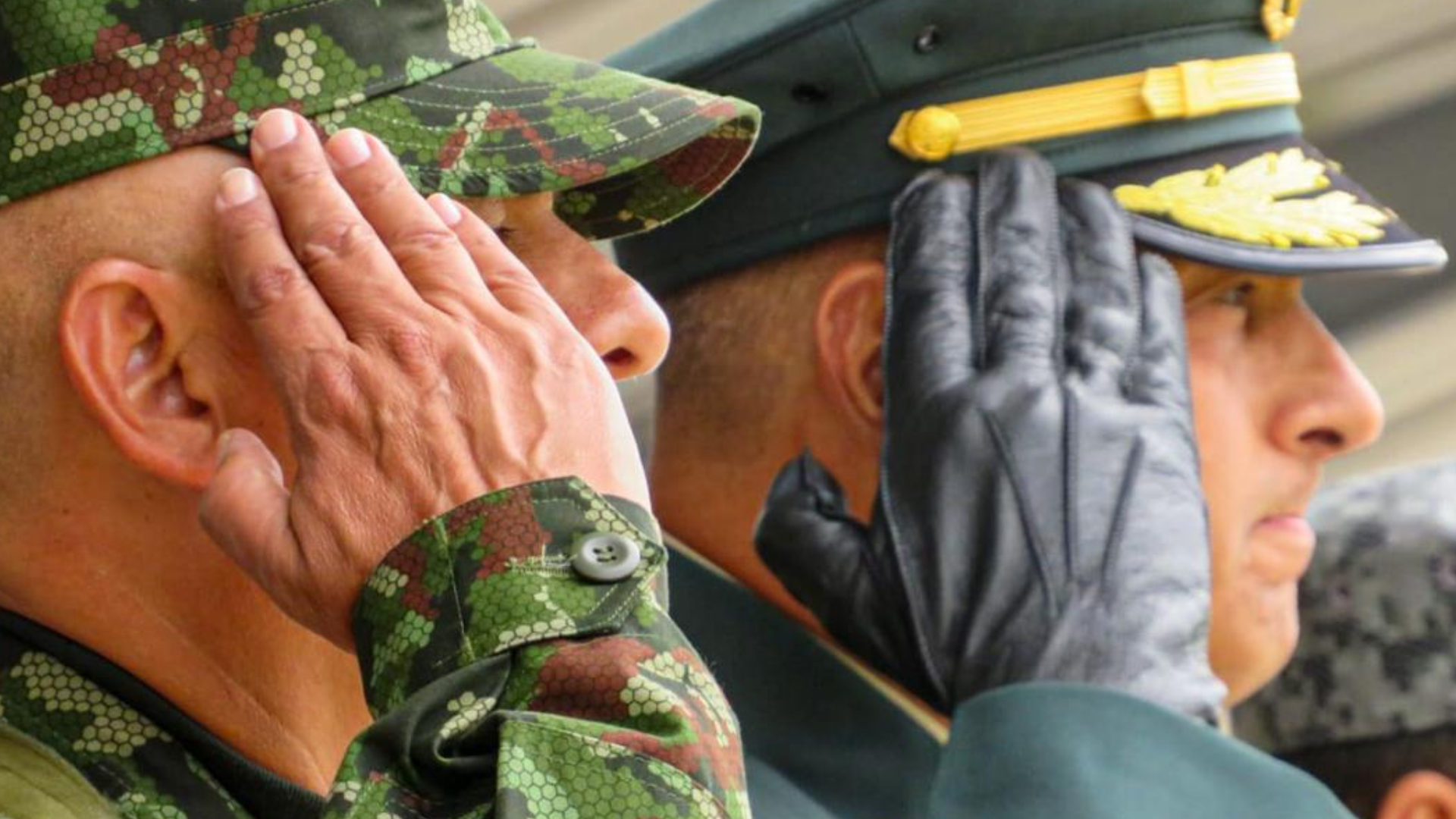 General Carlos Ernesto Marmolejo Cumba y general Juan Odúber Rendón Pérez.