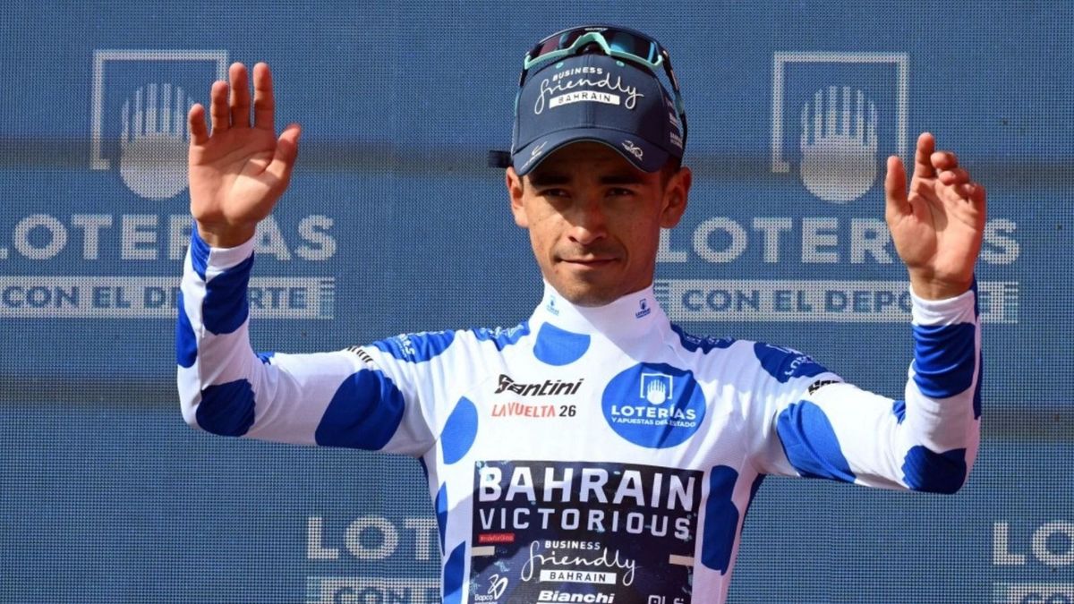 Santiago Buitrago, líder parcial de la clasificación de la montaña de la Vuelta a España