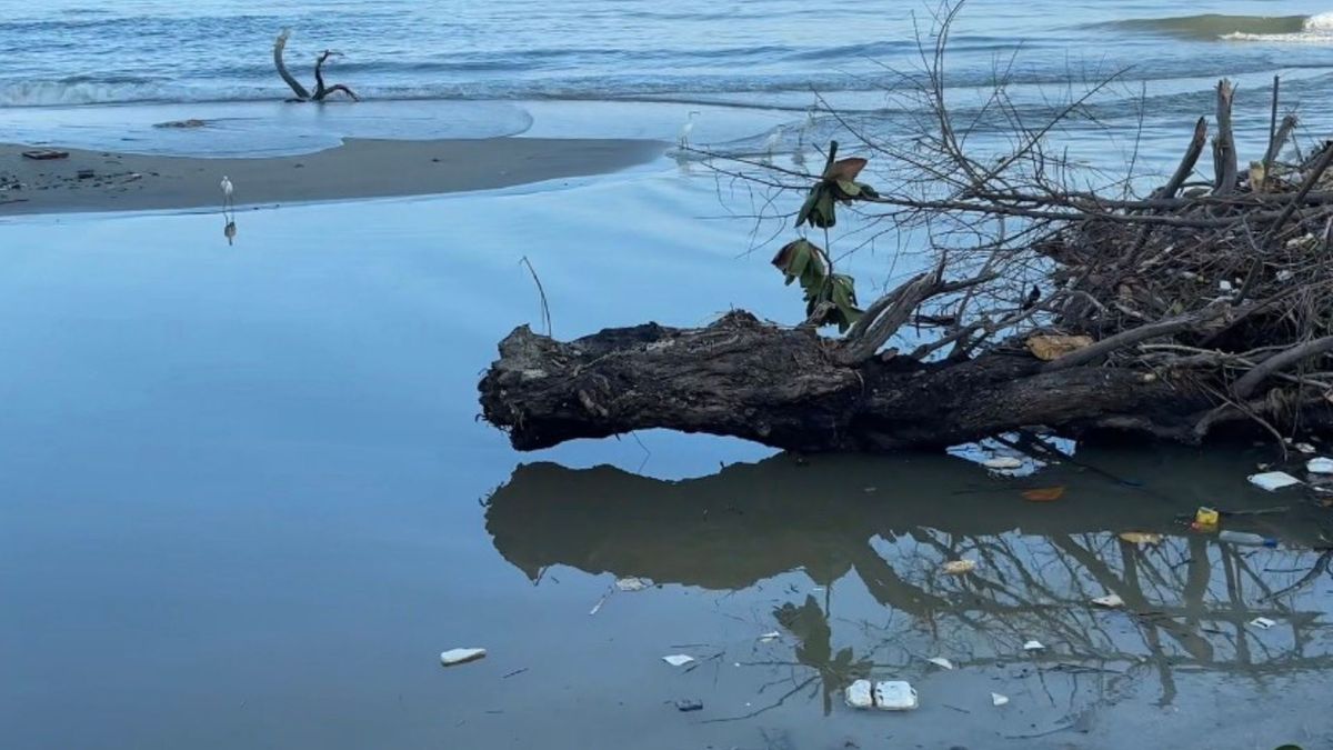 Mar contaminado basura Santa Marta