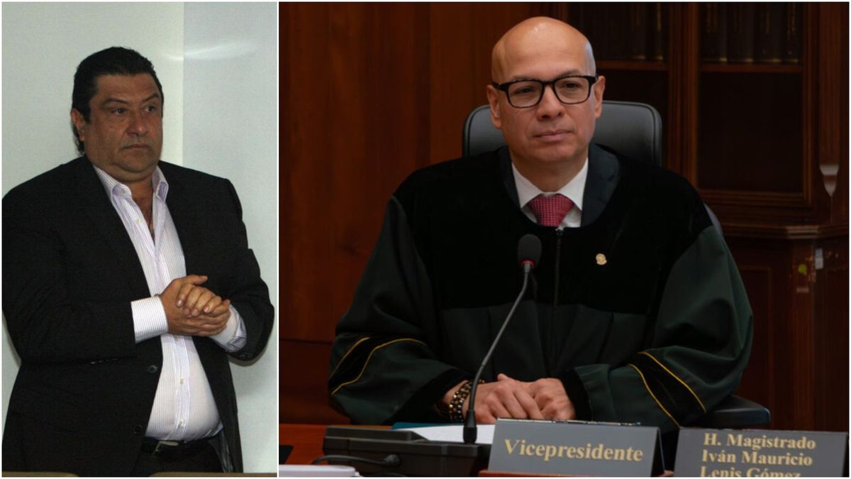 'Kiko' Gómez, exgobernador de La Guajira e Iván Mauricio Lenis, presidente de la Corte Suprema de Justicia