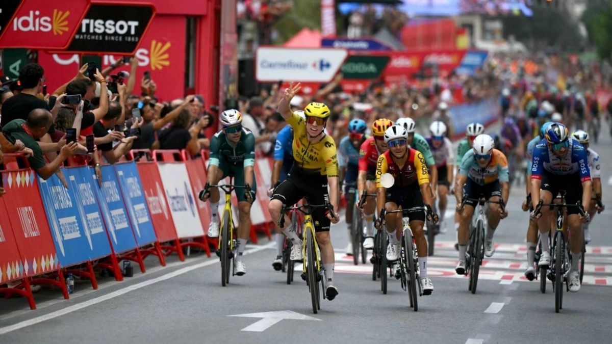 Triunfo de Wout Van Aert en la Vuelta a España 2026