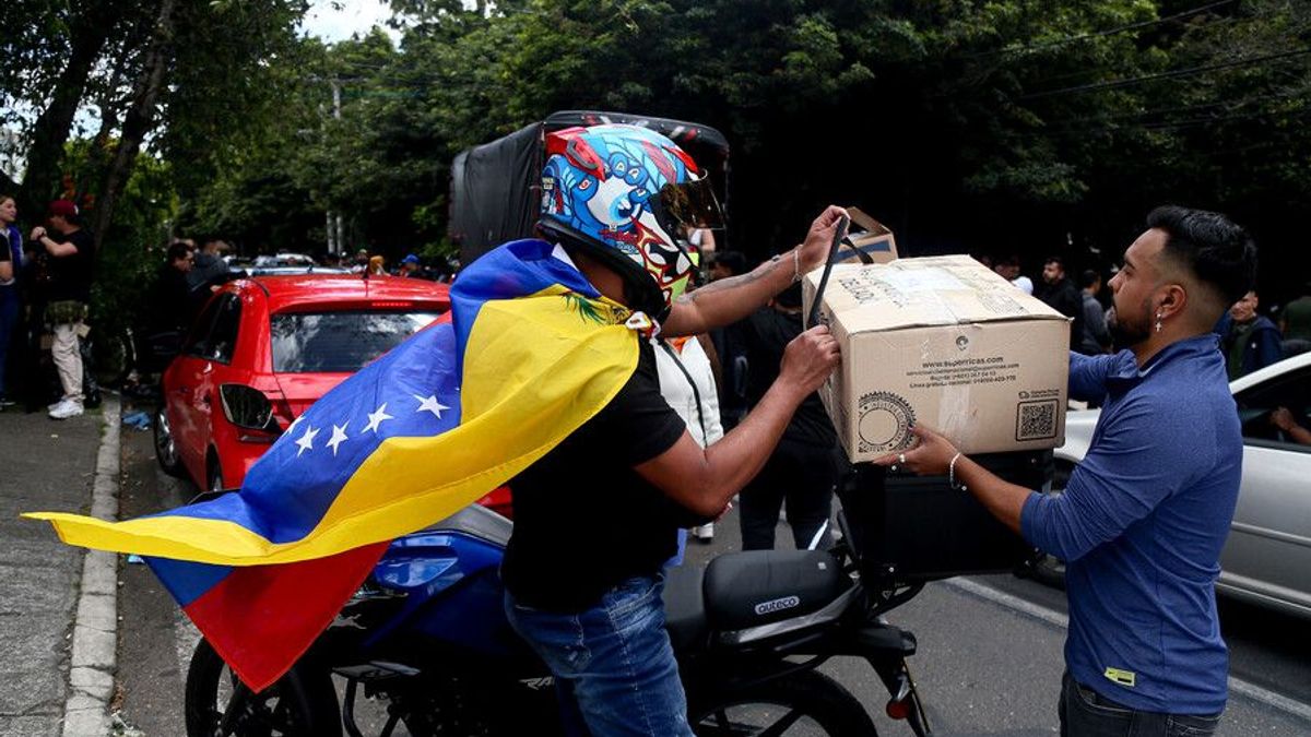 Ciudadanos venezolanos en Bogotá