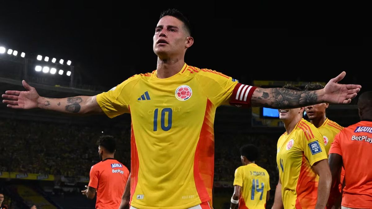 James Rodríguez, mediocampista de la Selección Colombia