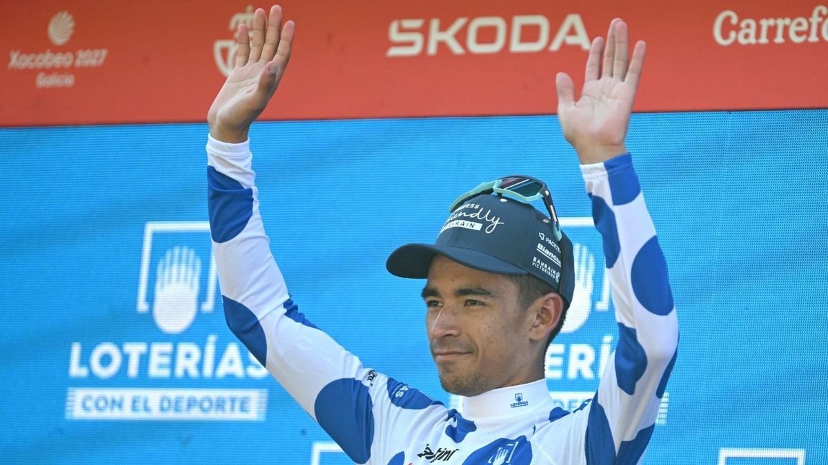 Santiago Buitrago, ciclista colombiano que lidera la clasificación de la montaña de la Vuelta a España