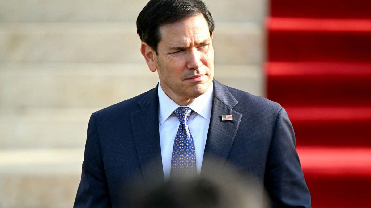Marco Rubio durante su visita a barranquilla para reunirse con Abelardo de la Espriella