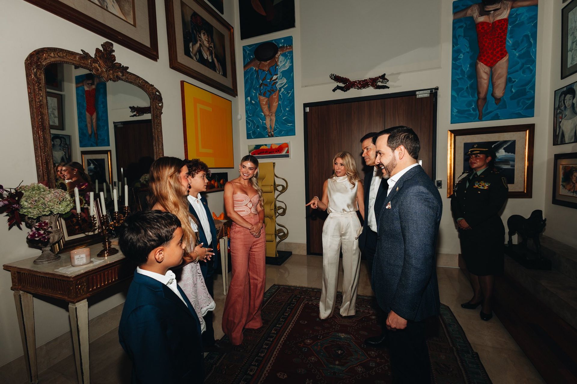 Cena privada de Abelardo de la Esperilla y Marco Rubio en Barranquilla