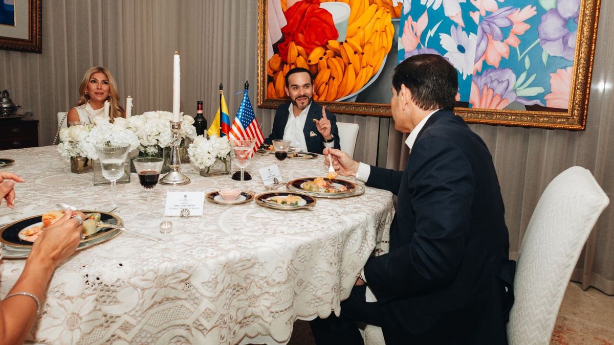 Cena privada de Abelardo de la Espriella y Marco Rubio en Barranquilla