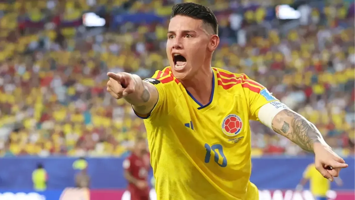 James Rodríguez, mediocampista '10' de la Selección Colombia