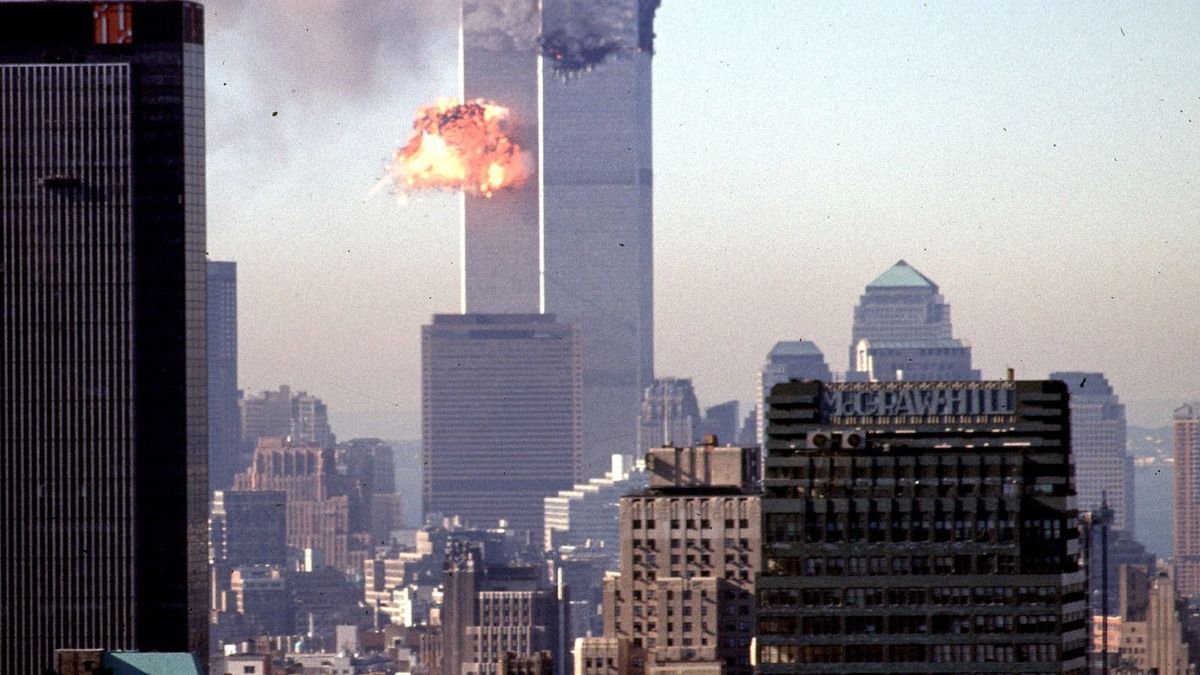 Ataque a las torres gemelas en Nueva York.