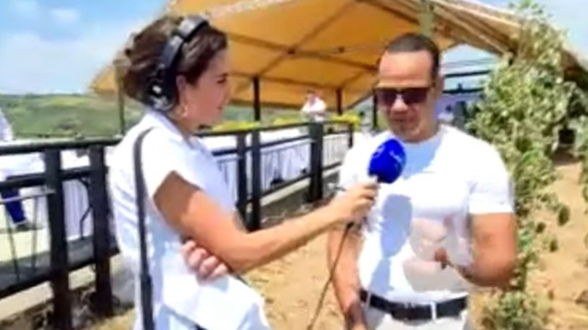 Vanessa de la Torre y Carlos Aponte