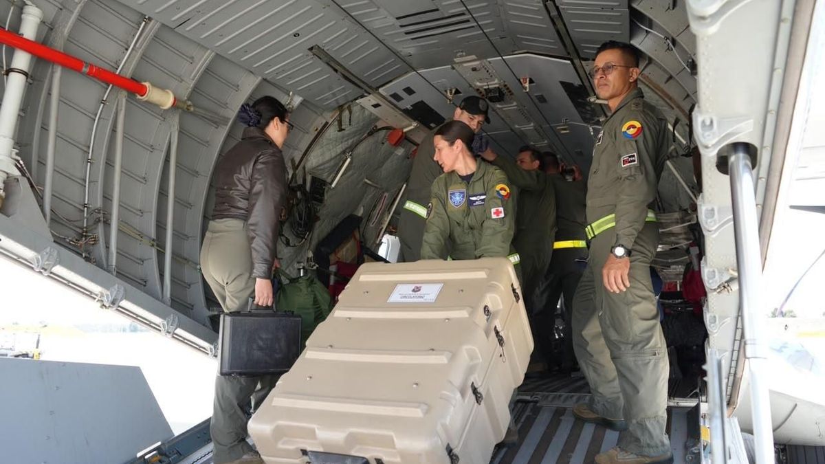 Fuerza Aérea Colombiana tras el terremoto del 10 de agosto, ayudas humanitarias