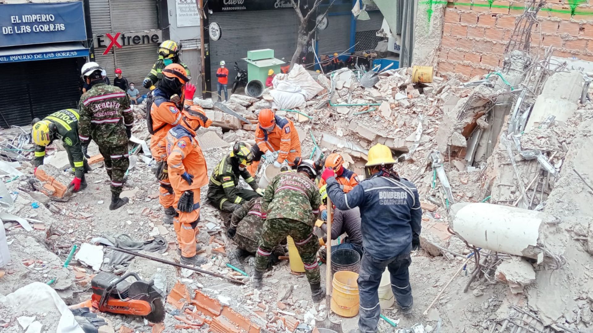 Afectaciones comercio terremoto.