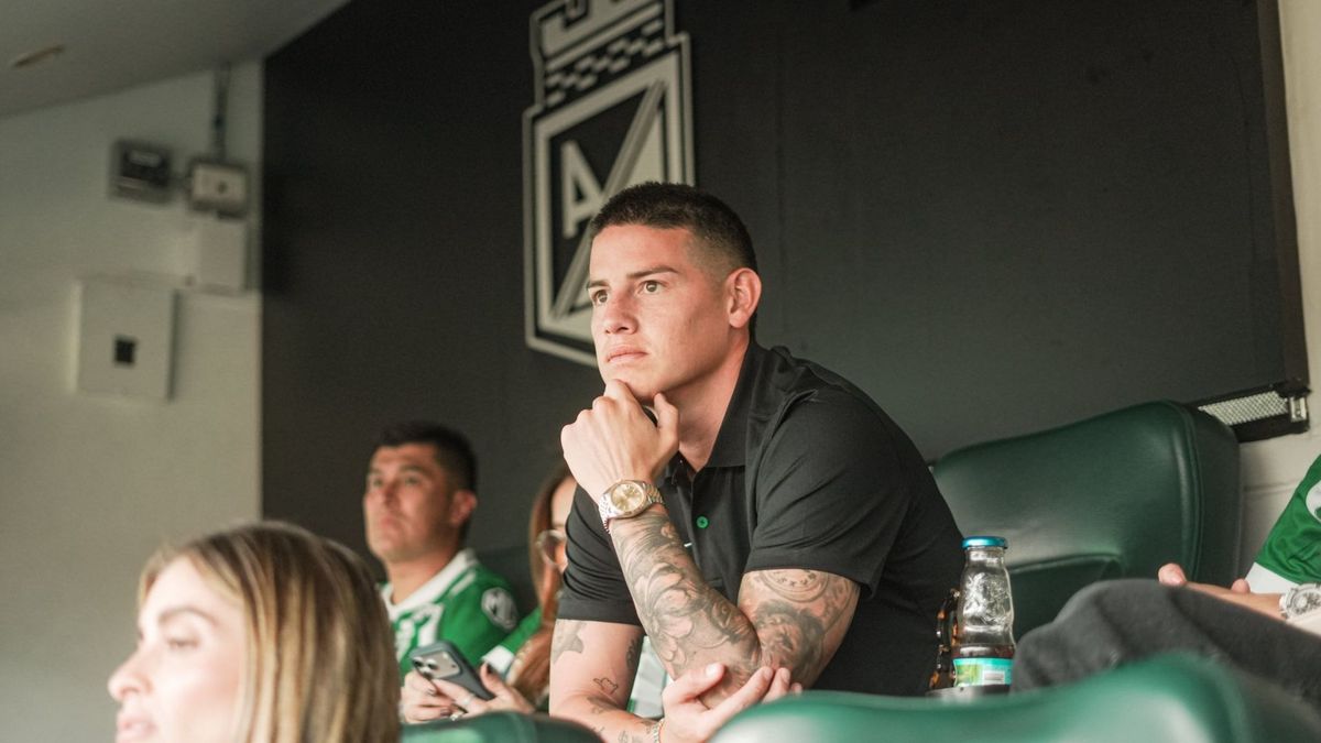 James Rodríguez, futbolista de Atlético Nacional
