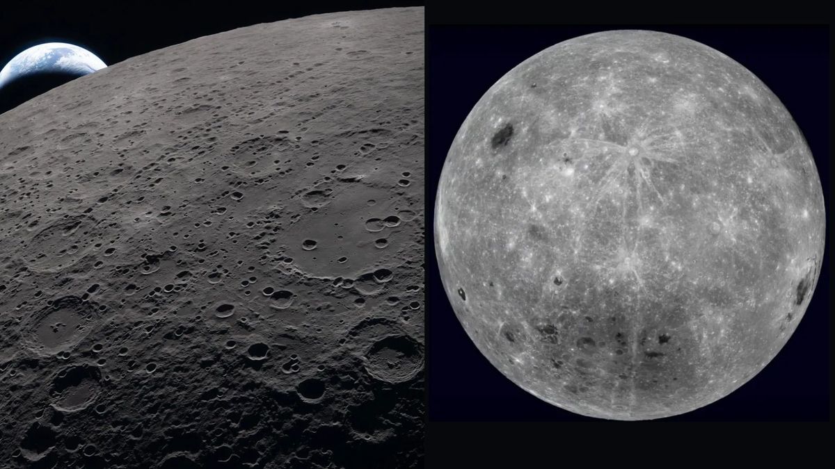Las dos caras de la Luna tienen diferencias que se explican por su formación geológica.