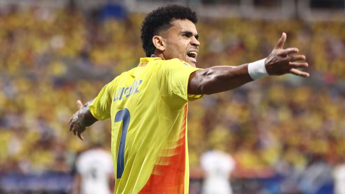 Luis Díaz en la Selección Colombia