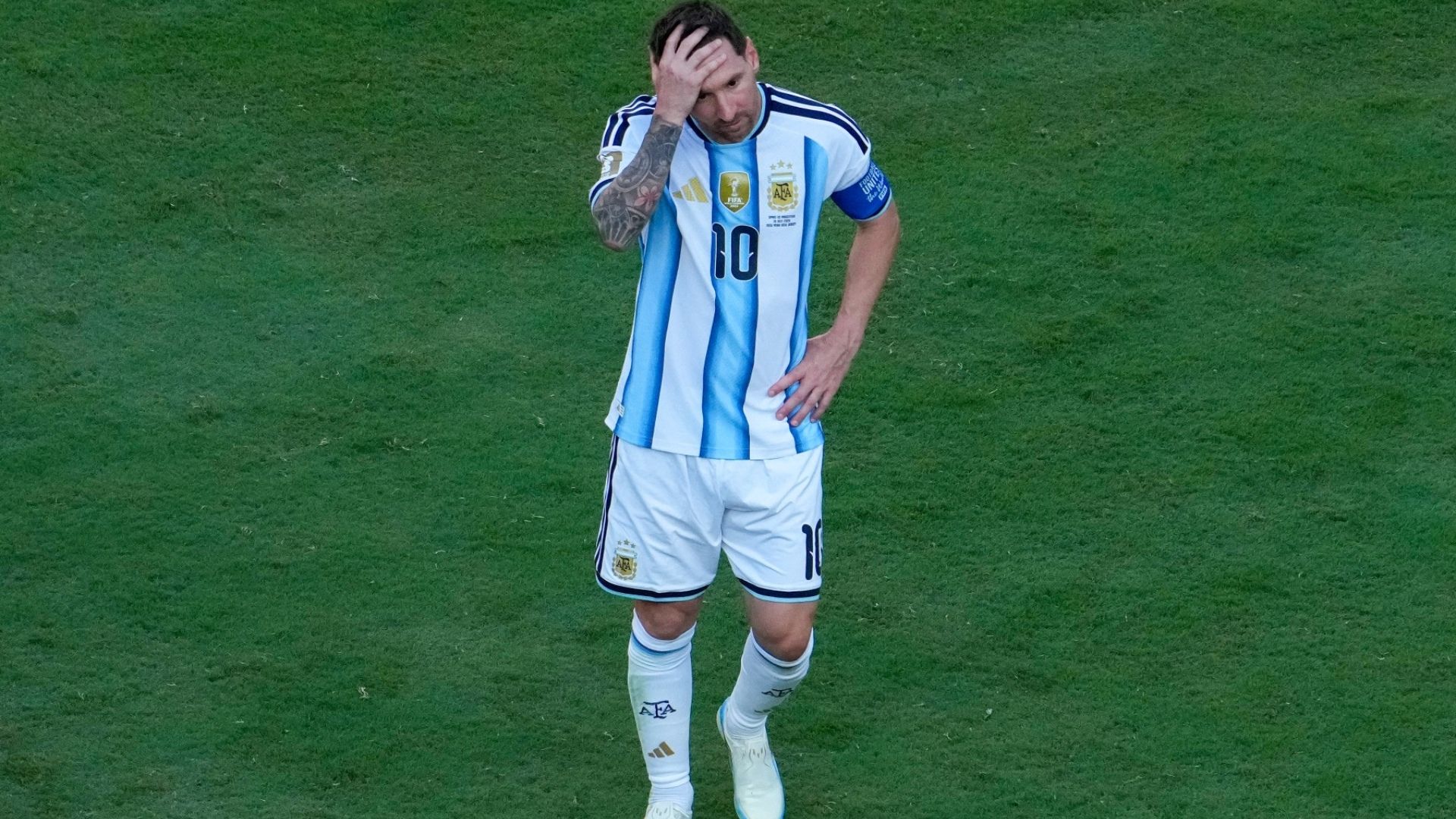 Lionel Messi tras perder la final el Mundial 2026