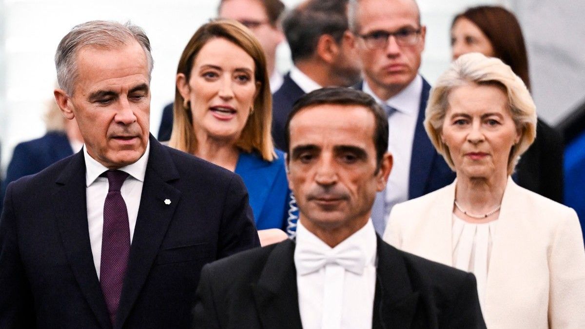 Primer ministro de Canadá, Mark Carney y presidenta de la Unión Europea, Úrsula von der Leyen