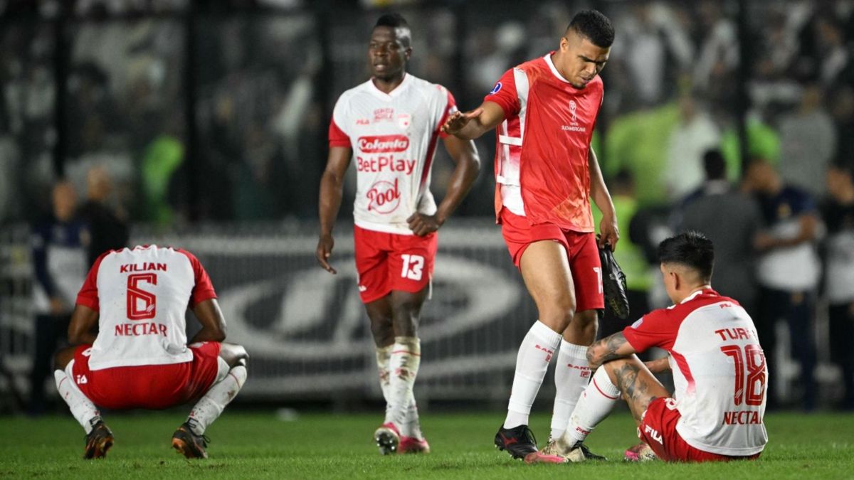 Santa Fe tras perder con Vasco da Gama en la Copa Sudamericana