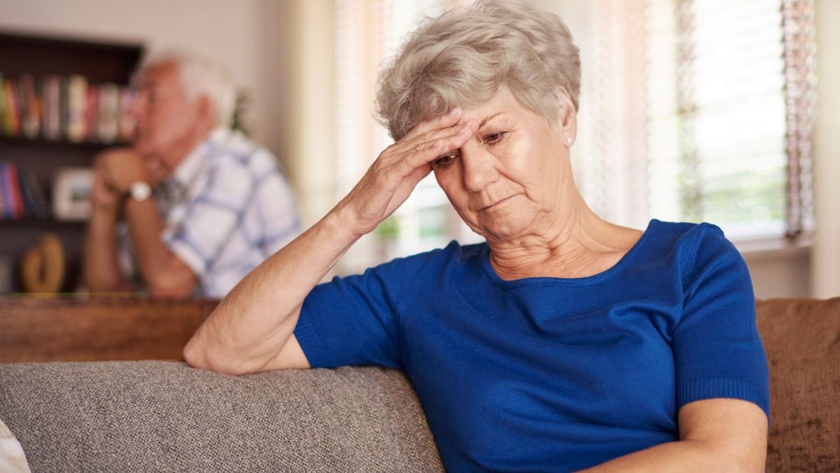 Ancianos tristes
