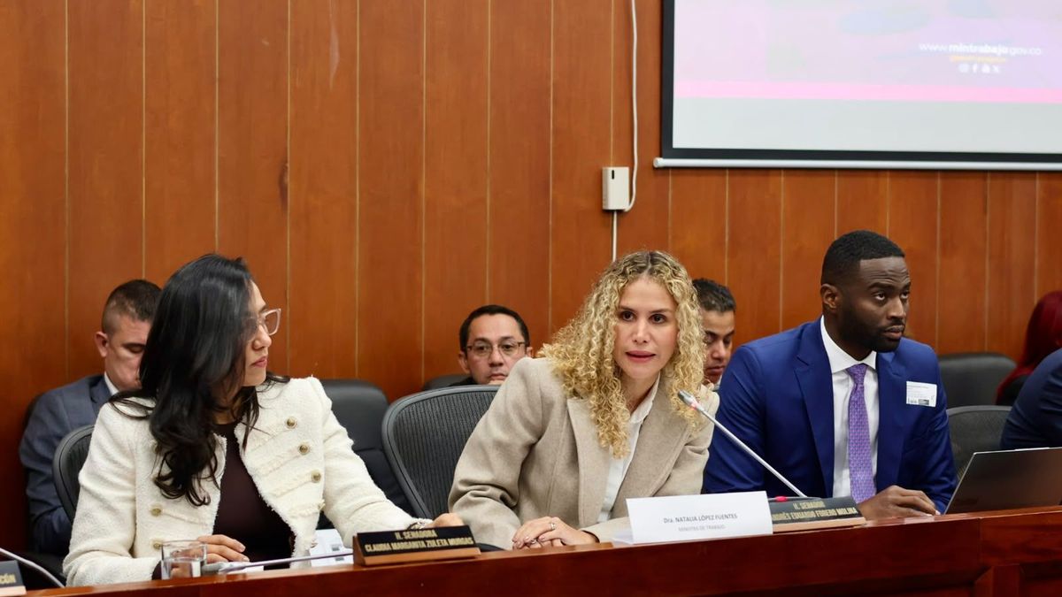 La ministra del Trabajo, Natalia López