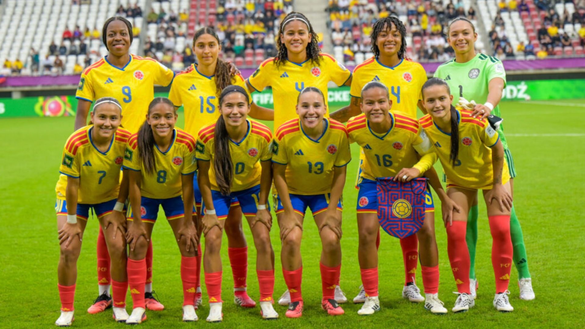 Selección Colombia Femenina sub-20 que enfrentó a Corea del Norte