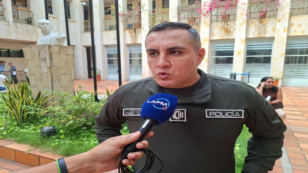 Coronel Libardo Ojeda director nacional del Gaula
