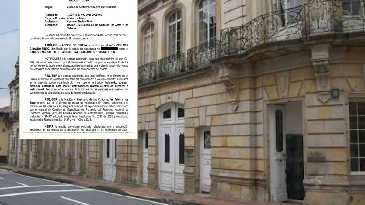 Ministerio de Cultura deberá responder ante juzgado de Ibagué por la cancelación del Programa Nacional de Estímulos