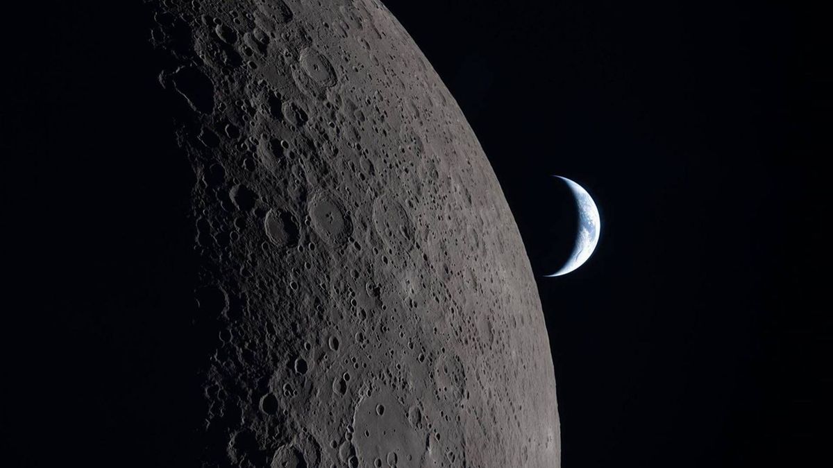 Las imágenes del LRO permitieron comparar el estado de la superficie lunar antes y después del impacto ocurrido en 2024.