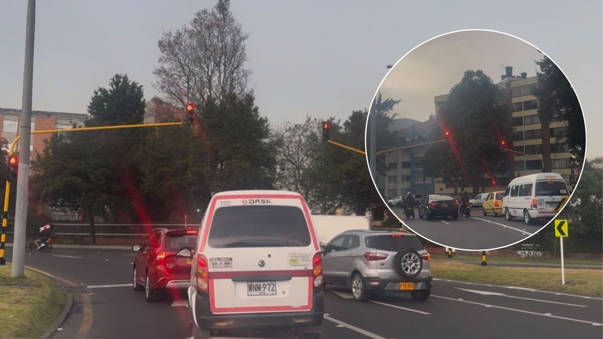 Empezaron a funcionar los nuevos semáforos de la glorieta de la calle 63 con carrera 50 en Bogotá