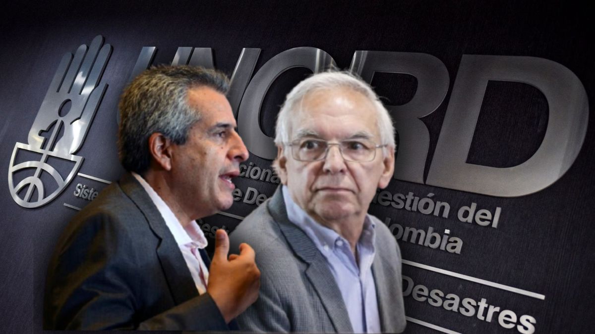 Los exministros Luis Fernando Velasco (izq.) y Ricardo Bonilla son procesados por el escándalo de corrupción en Gestión del Riesgo.