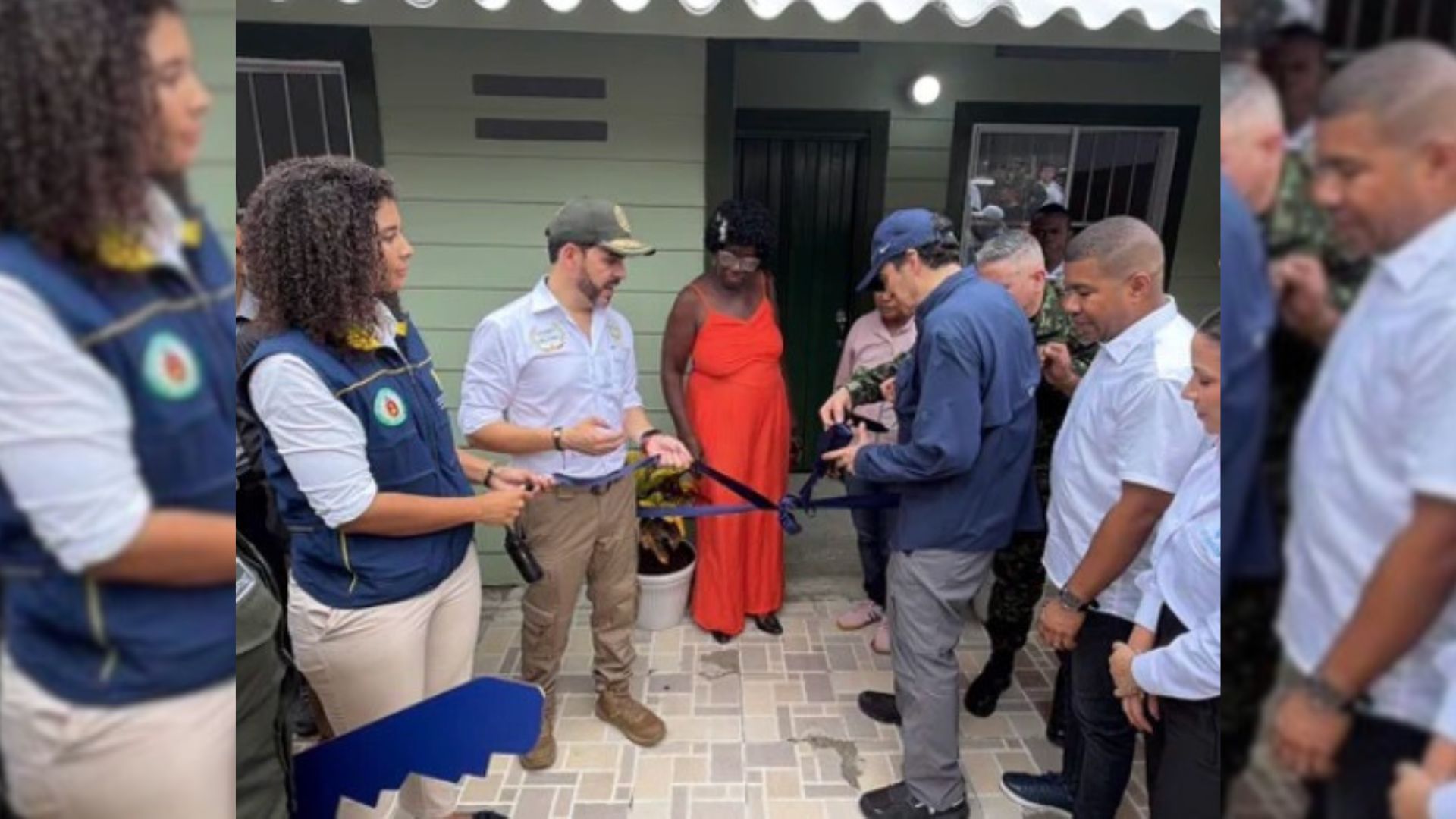 El mandatario en su visita a Chocó para la entrega de viviendas.